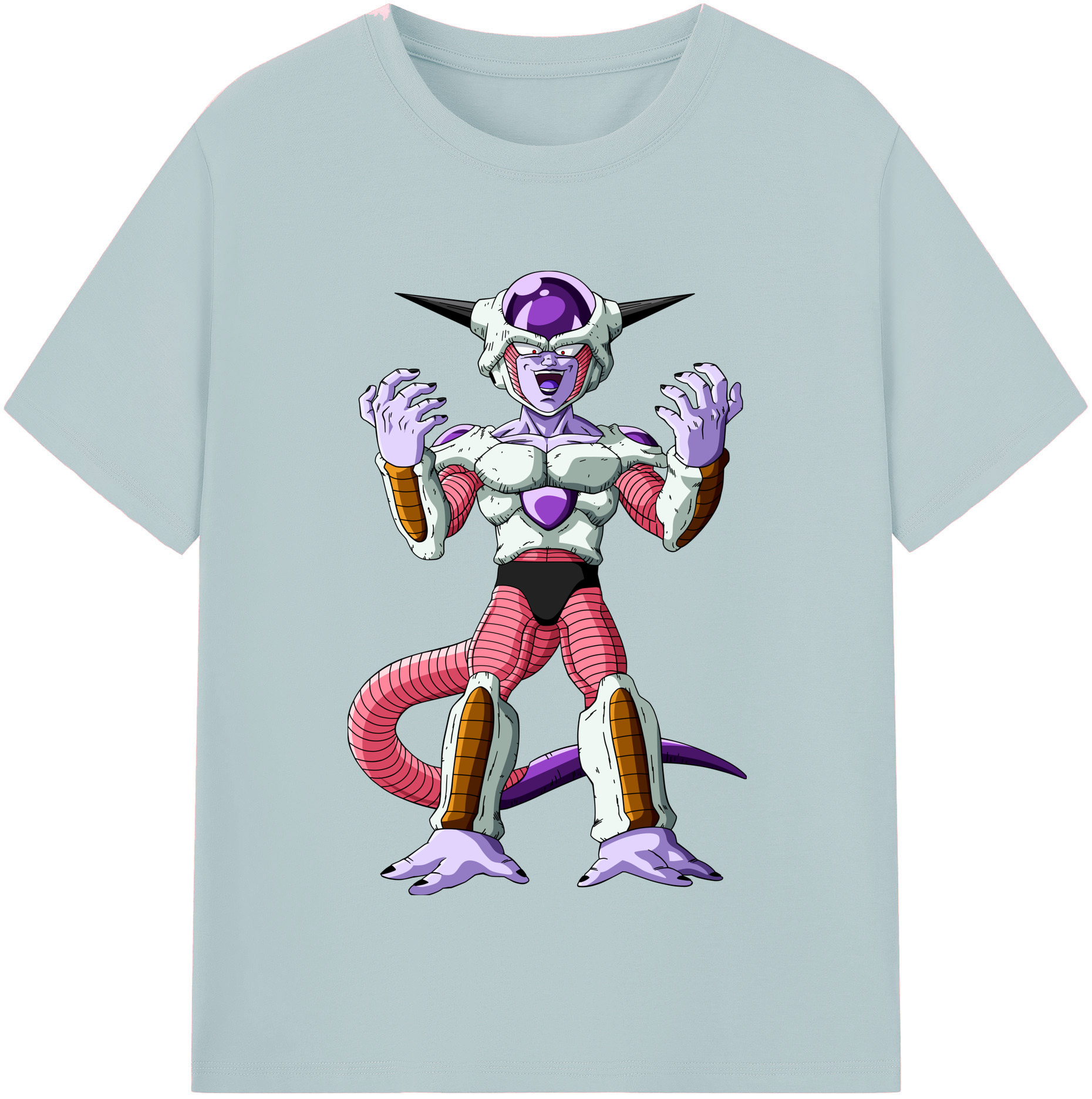 （画像用） ドラゴンボール フリーザ DRAGON BALL Frieza 綿100％半袖Tシャツ（フロントプリント）